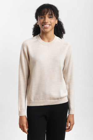 Marguerite maglia girocollo in lana merino – FLO' Let the
